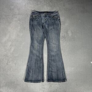 Love Nation Jeans Flare Blue - Size: 8